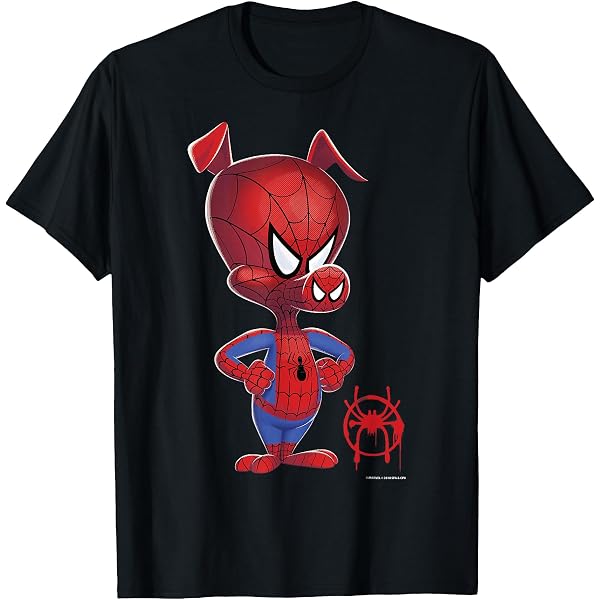 T-shirt Marvel Spider-Man Homecoming Homme Taille L - Noir, 100% Coton, Motif Venom Réfléchissant