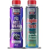Engine Flush &amp; Oil System Care additive, Restore Engine Power kit Gasoline &amp; Diesel Engine