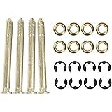 Door Hinge Roller Pin Door Hinge Pin and Bushing Kit Hinge with Pin Replacement Compatible with Ford Bronco F150 F250 F350 2-