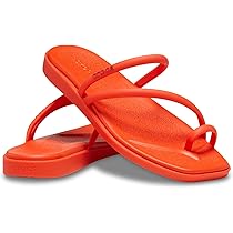 Amazon.com: Crocs Miami Toe Loop Sandal Lava 5 M : Clothing