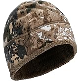 Pnuma Outdoors Vintis Beanie, Wind-Blocking Fleece, Caza Camo, OSFM (VT-BN-OV)