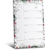 UtyTrees Weekly Planner Pad for Women , Planning Pad, 6.7"x9.8" 58 Undated Tear Off Sheets, Organizer, Productivity Tracker f