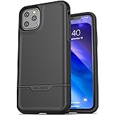 ENCASED Protective Rebel Case for iPhone 11 PRO, Dual-Layer Shockproof Protection (Black)