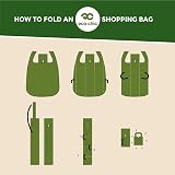 ECO CHIC Lightweight Foldable Reusable Shopping Bag Blue Lilac 12L 15kg view 7