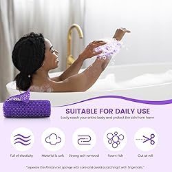 ZOCY African Net Sponge, Authentic Exfoliating Body
