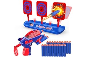 Spider Shooting Toys for 3 4 5 6 7 8 Year Old Boys, Aetyni Kids Toys for Boys 3-5 Shooting Targets with 20 Foam Bullets Boy T