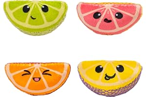 Catstages Dental Fruit Wedges 4 Pk, Soft and Textured Catnip Chew Toys That Help Clean Teeth, Multicolored
