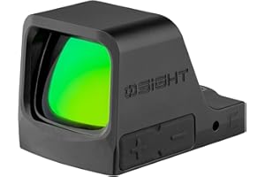 Osight C Open Green Dot Sight with 3 MOA Dot & 32 MOA Circle Multi-Reticle System and Side-Loading Battery