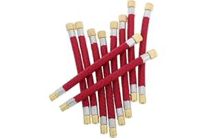 Parliky 10pcs Portable Pump Extension Hose with Nozzle for Sports Ball Inflators, Rugby Soccer Basketball