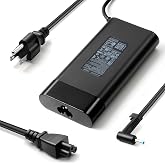 150W AC Charger for HP Laptop 917649-850 AC Adapter for Z Book 15 16 17 15u 15v G3 G4 G5 G6 G7 G8 G9 ZBook Studio G4 G5 G7 G8 G9 OMEN Pavilion Gaming 15 17 Victus 15 150 watt hp z Book Laptop Charger