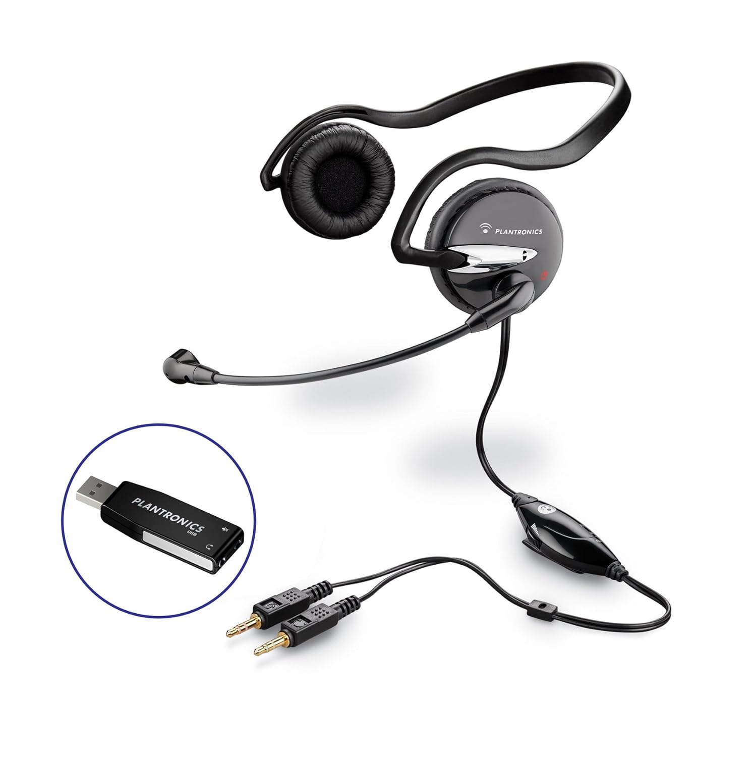 Overtheear headset that doesn't go over top of the head?