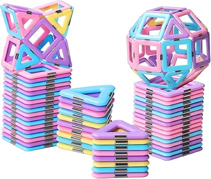 HOMOFY 40PCS Castle Magnetic Blocks 