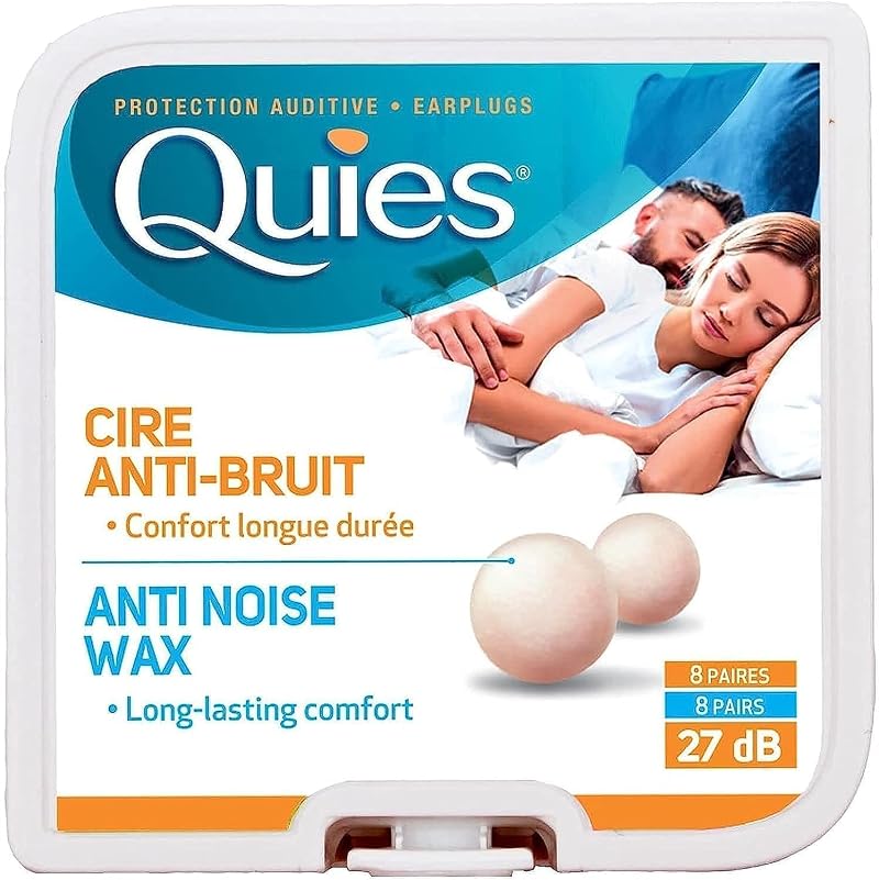 Quies Caswell-Massey Quies Earplug Natural Wax 8 Pairs
