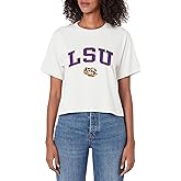 LSU Tigers Arched Over Officially Licensed Women's Crop Top