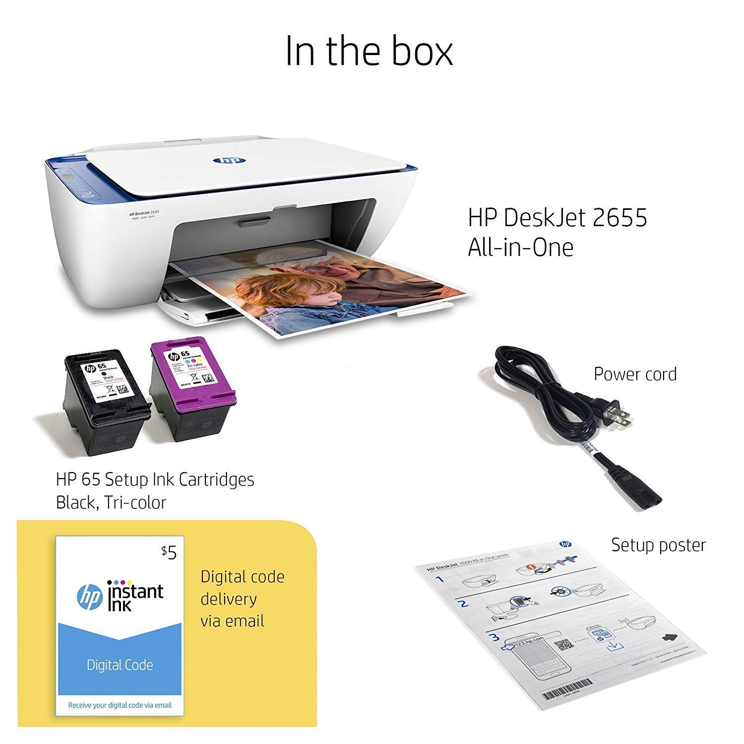 hp deskjet 2655 wireless setup