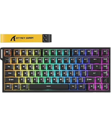 Amazon.com: ATTACK SHARK X68MAX HE Wired Rapid Trigger Mechanical