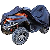 Amazon Basics Weatherproof Standard ATV Cover - 150D Oxford, ATVs up to 102"