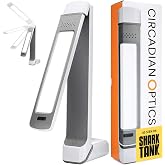 Circadian Optics Lumos 10,000 Lux Light Therapy Lamp | Seen On Shark Tank | Sun Lamp For Seasonal Blues | Ultra Bright White Light Therapy | 10,000 LUX | UV-Free | Full-Spectrum | Adjustable Panel