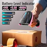 Tera Barcode Scanner Wireless 2.4G USB Rechargeable Battery Level Indicator view 2
