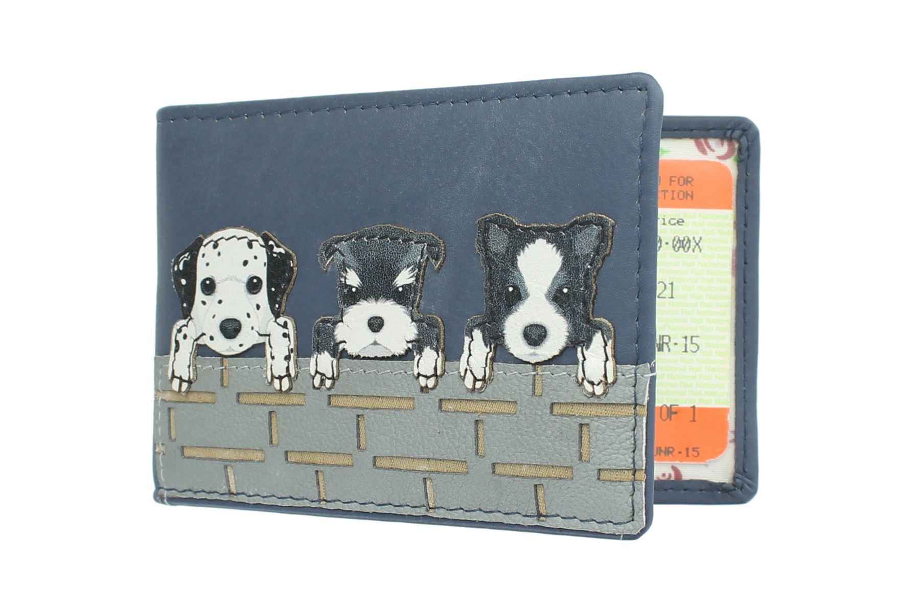 Mala Leather Best Friends Collection Travel Pass/Oyster Card Holder 631TC_65 Navy