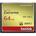 SanDisk 64GB Extreme CompactFlash Memory Card UDMA 7 Speed Up To 120MB/s - SDCFXSB-064G-G46