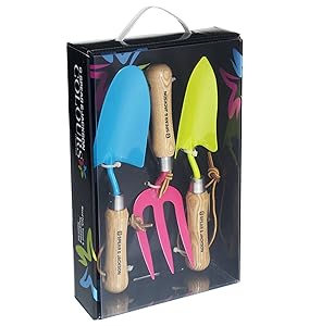 Colours Spear and Jackson Trowel/Weed Fork/Transplanting Set