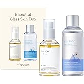 mixsoon Essential Glass Skin Duo Set - Bean Essence + Glacier Water Hyaluronic Acid Serum, Gentle Formula for Smooth, Radiant Skin 150ml / 5.07 fl. oz. Korean Glass Skin Care