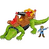 Fisher-Price Imaginext Walking Croc & Pirate Hook,Multicolor