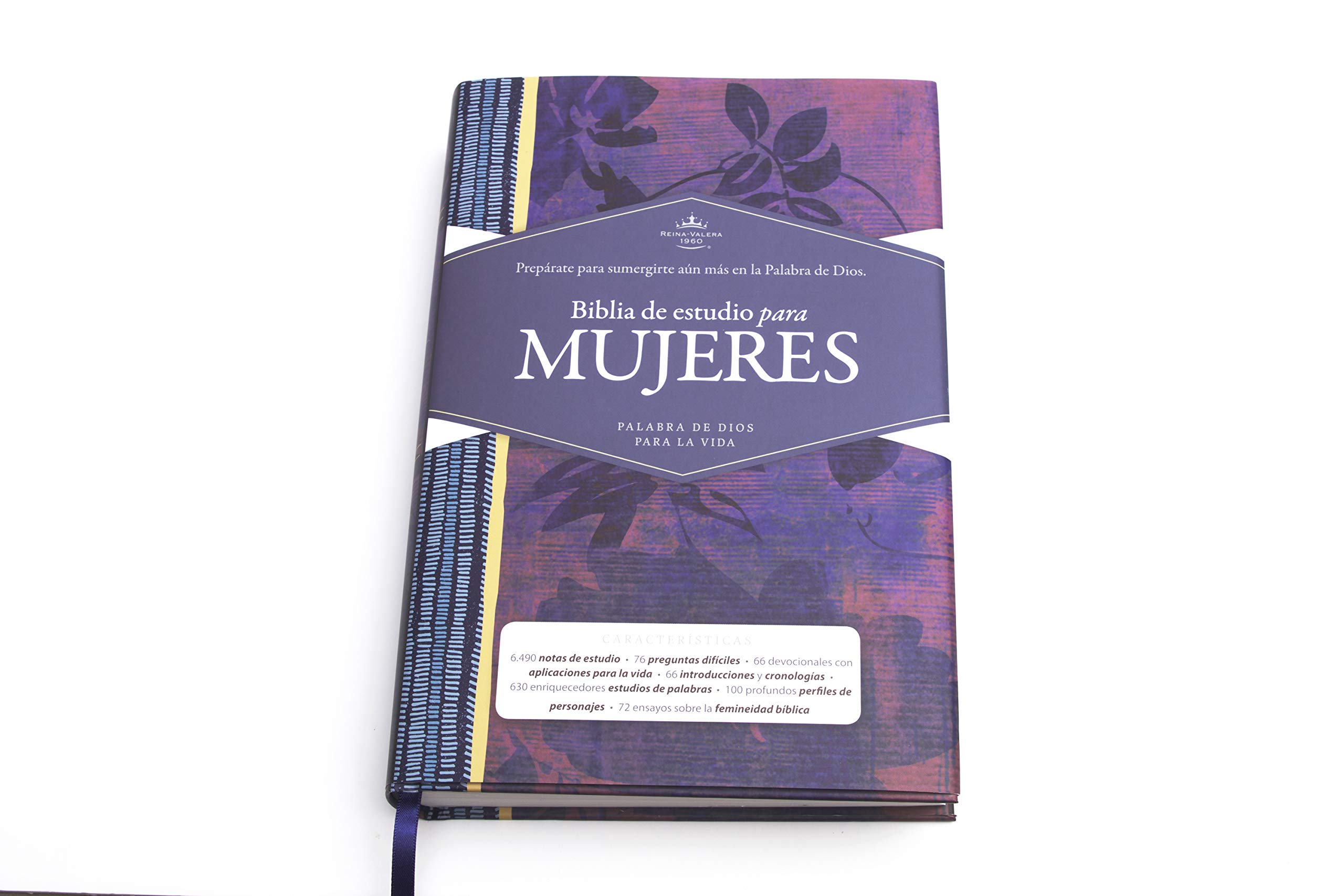 Biblia Reina Valera 1960 de Estudio para Mujeres, Tapa dura | RVR 1960 Women's Study Bible, Hardcover (Spanish Edition) Biblia Reina Valera 1960 de Estudio para Mujeres, Tapa dura | RVR 1960 Women's Study Bible, Hardcover (Spanish Edition) Hardcover