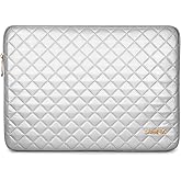 Vinterfint 15 16 inch Laptop Sleeve Cover for 15" MacBook Pro/Air M4 M3, 16" MacBook Pro M4 M3, 15" Surface Laptop 7, 15.3" IdeaPad Slim 5i Gen 9, 16" ThinkPad E16, 16.3" XPS 16, HP Bag Case, Silver