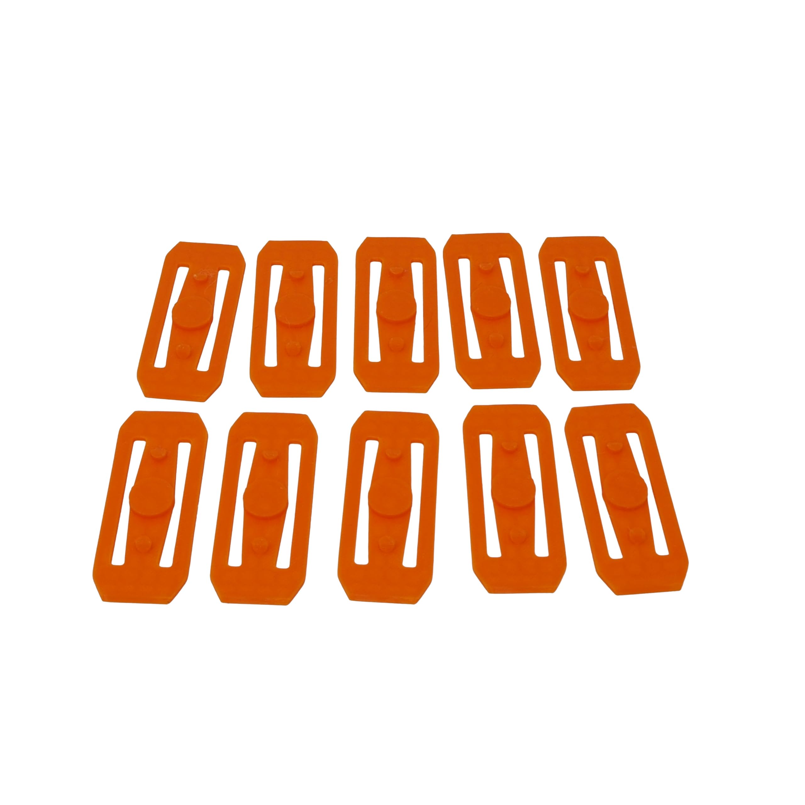 10x Orange Race track Connectors Compatible with Hotwheels Track | Straight Track Race Track Connectors Replacements
