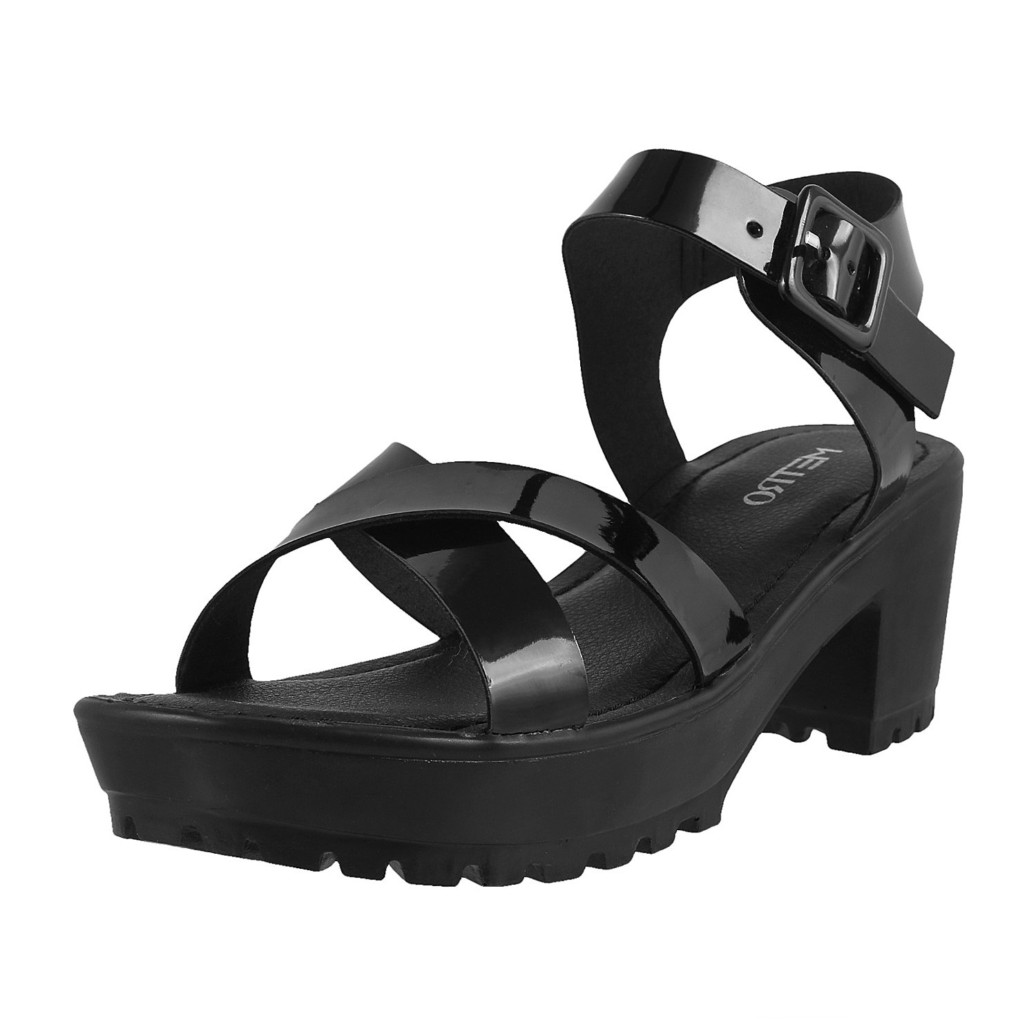 metro women black synthetic