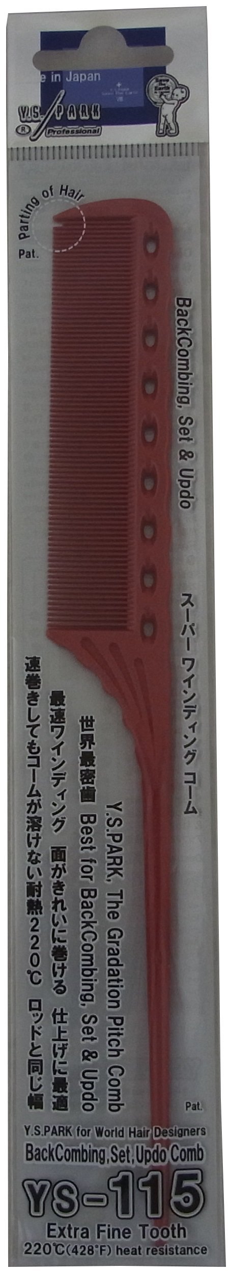 Artero Ys Park Comb Pua Plast.Red 115 (215Mm) 20 g