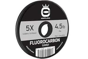 Cortland Fly Line Fluorocarbon Tippet 30 YDS, 5X - 4.5 LB