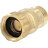 Heavy Duty 25 psi Water Pressure Regulator 3/4 inch Hose Thread Drip Irrigation System Pressure Reducer, Lead-Free Brass