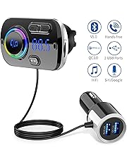 Transmetteur fm bluetooth voiture main libre musique mp3 adaptateur radio sans fil kit Transmetteur fm bluetooth voiture main libre musique mp3 adaptateur radio sans fil kit