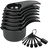 SPUVGVC Plastic Measuring Cups and Spoons