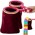 Wettarn 2 Pcs Magic Props Change Bag Magic Change Bag with Zipper Twisting Handle Make Things Appear Disappear Trick Pouch Stage Prop Accessories for Kids Adults Boys Girls Gift