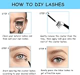 SISILILY Individual Lashes 45 Cluster Lashes C Curl DIY Kit 10-16mm view 8