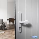 XFORT Uros White UPVC Door Handle PZ 62/92mm 211mm 243mm Aluminium view 2