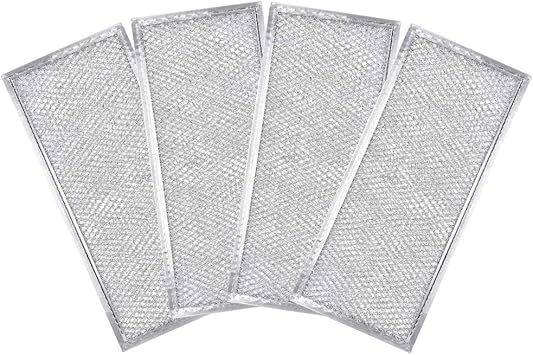 Amazon Com Ami Parts W10208631a Filter Aluminum Mesh Microwave Oven Grease Filter Compatible With Whirlpool 12 15 16 X 5 3 4 X 1 16 4pcs Home Improvement