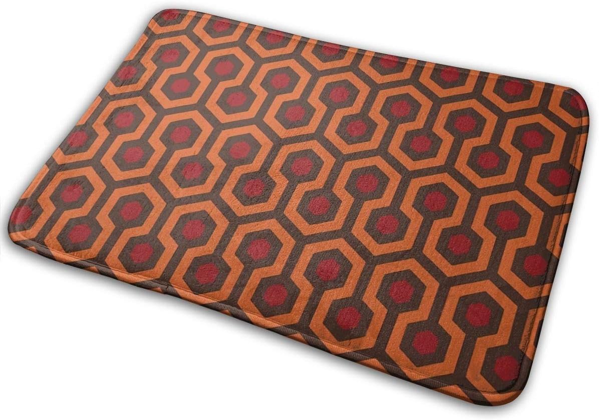 BaboLye Redrum Overlook Hotel Carpet Stephen King's The Shining Welcome Doormat Indoor Outdoor Entrance Rug Floor Mats Shoe Scraper 15.8'X23.6'