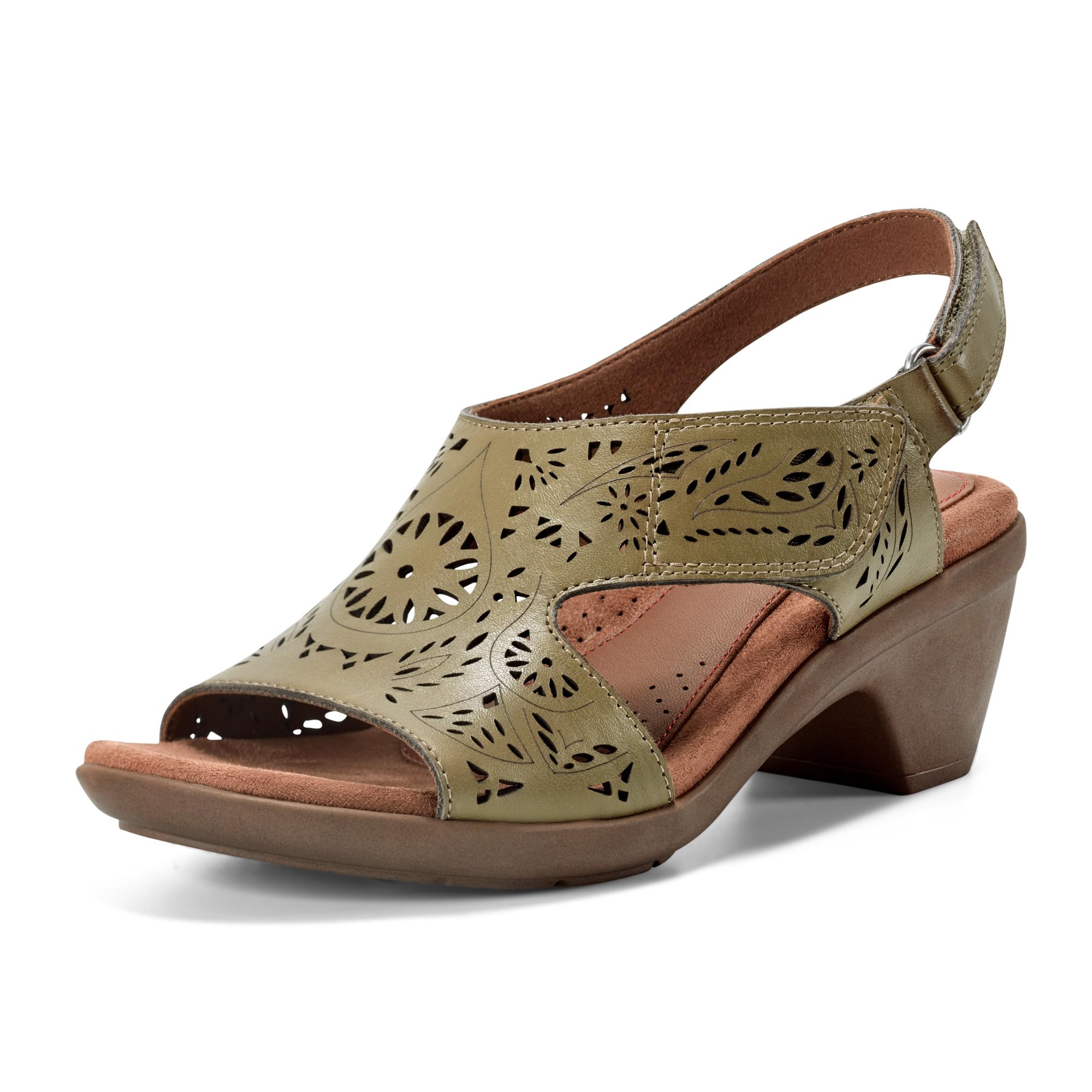Cobb Hill Corria Women’s Sandal, 7 B(M) US, Dark Green