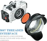 Sea frogs Waterproof Case for OM SYSTEM TG-7 195FT/60M Diving Camera Housing view 4