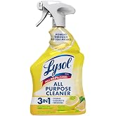 Lysol All Purpose Cleaner Spray, Disinfectant, Lemon, 32oz | Multipurpose Cleaner, Sanitizer &amp; Disinfectant Spray, Degreaser, Multi-Surface Kitchen &amp; Bathroom Cleaner, Cleaning Supplies