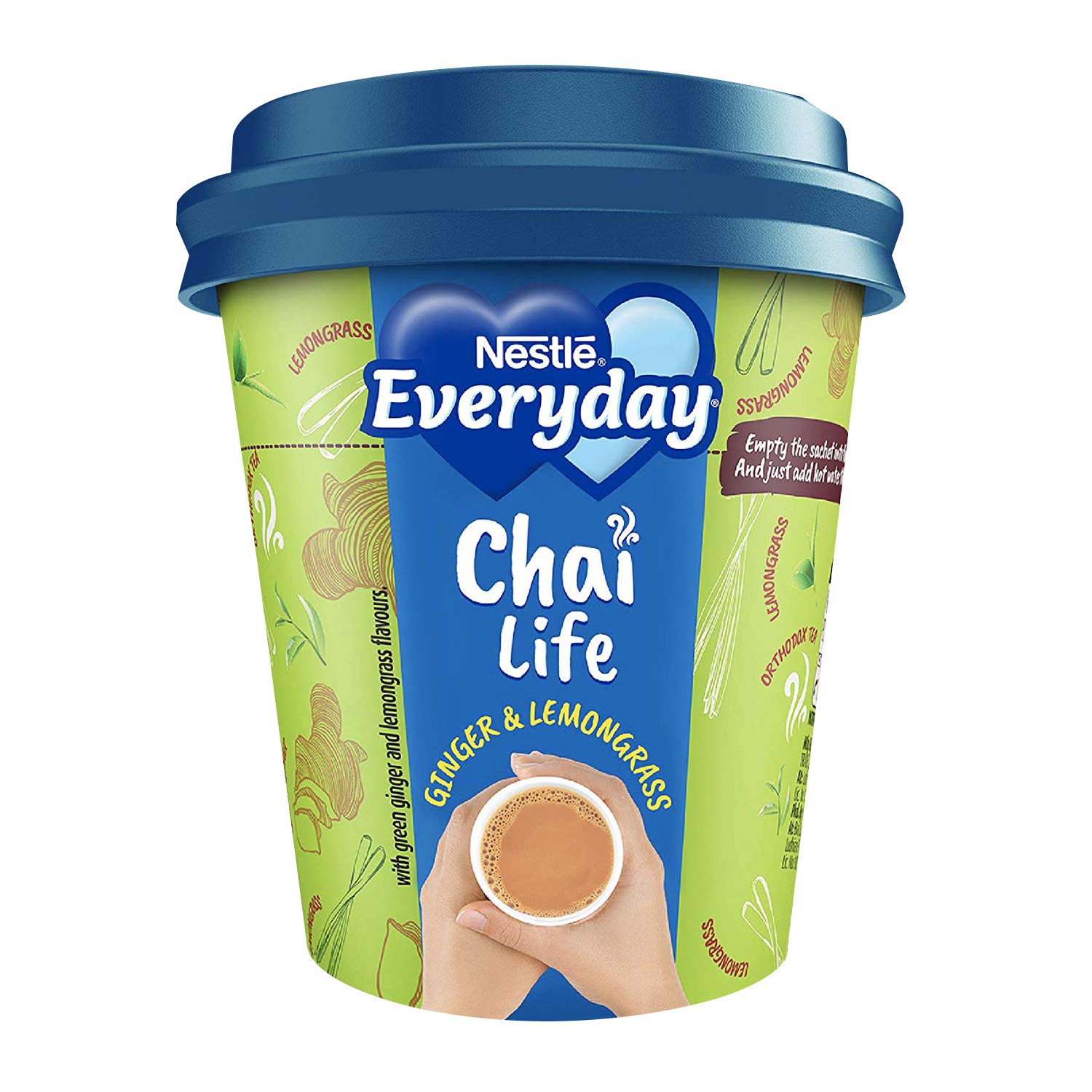 Nestle Everyday Chai Life Ginger and Lemongrass Instant Premix Tea, 16g