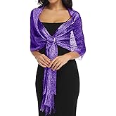 BANETTETA Shawls for Wraps Evening Dresses Scarf for Women Formal Shawl for Evening Party with Buckle for Wedding Shawl