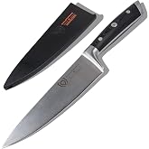 Dalstrong 8" Chef Knife - Forged German Steel | Full-tang - Hand-polished 16-18&deg; Edge - G-10 Handle - For Home Cooking - BBQ Prep - NSF