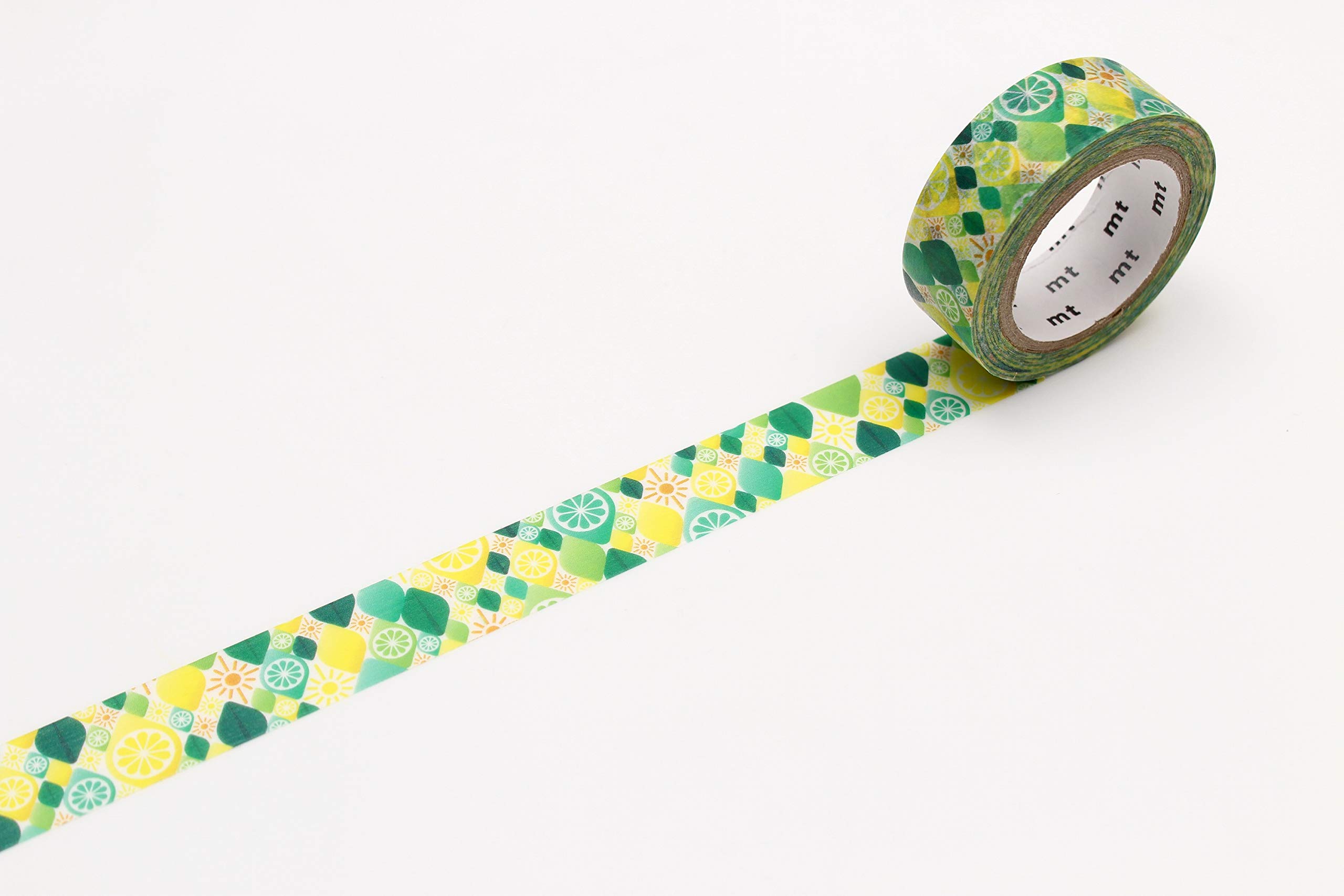 MT ex 'Citrus' Washi Masking Tape - 1 Roll