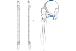 2Packs Replacement Tube Compatible with Resmed Airfit N20, Replacement Short Tubes for Airfit N20, Avoid Leakage and Reduce N